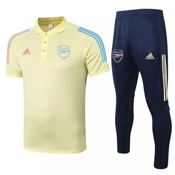 Polo Komplett Set Arsenal 2020-21 Gelb